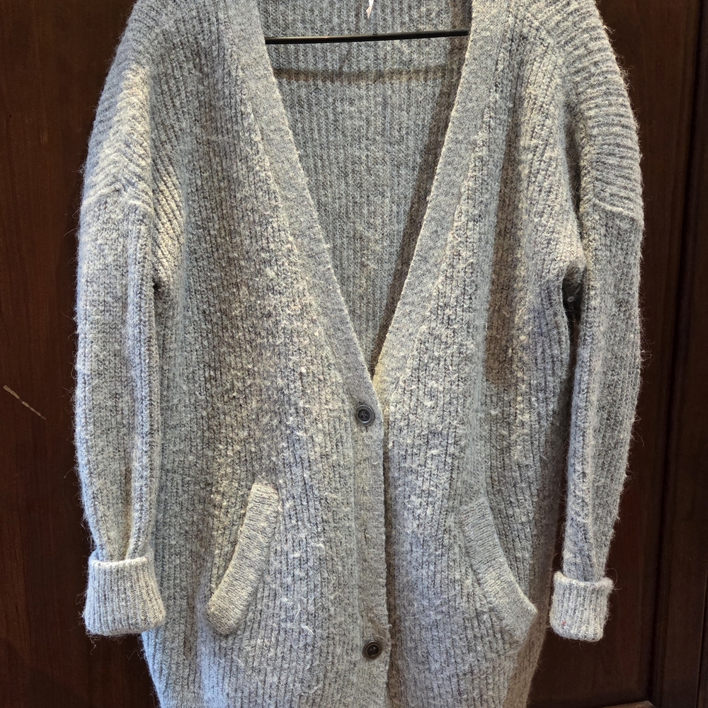 Free People Cozy Gray Women's Sweater